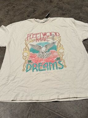 Fleetwood Mac 'Dreams' Short Sleeve Graphic Tee - White